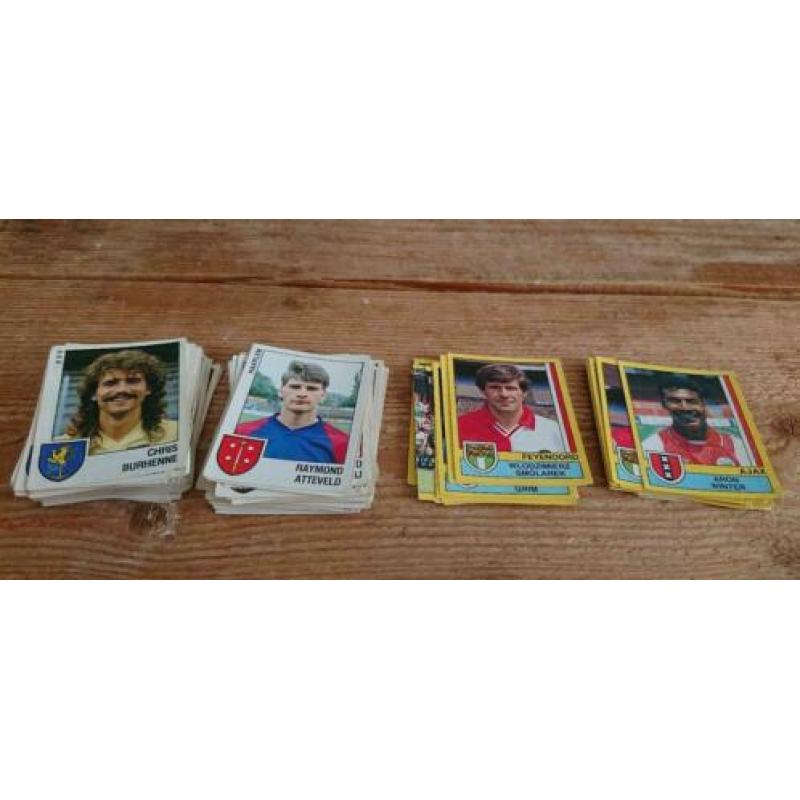 Panini Voetbal 89 en 90 (125 stuks)