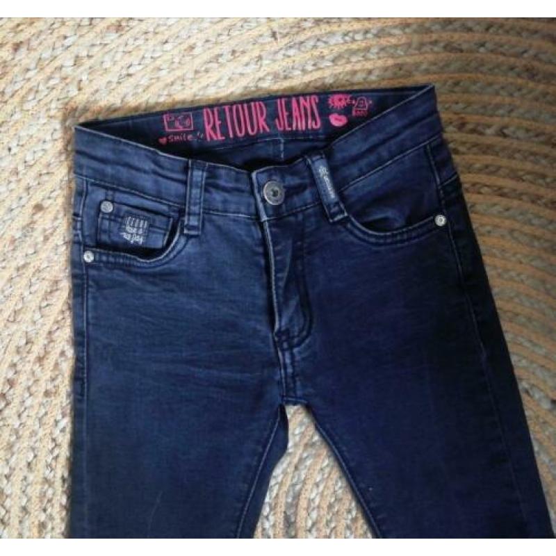 Skinny jeans maat 116. Retour, Vingino, Indian Blue Jeans,