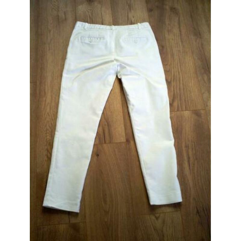 witte ZARA chino broek maat 38