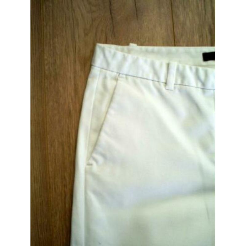 witte ZARA chino broek maat 38