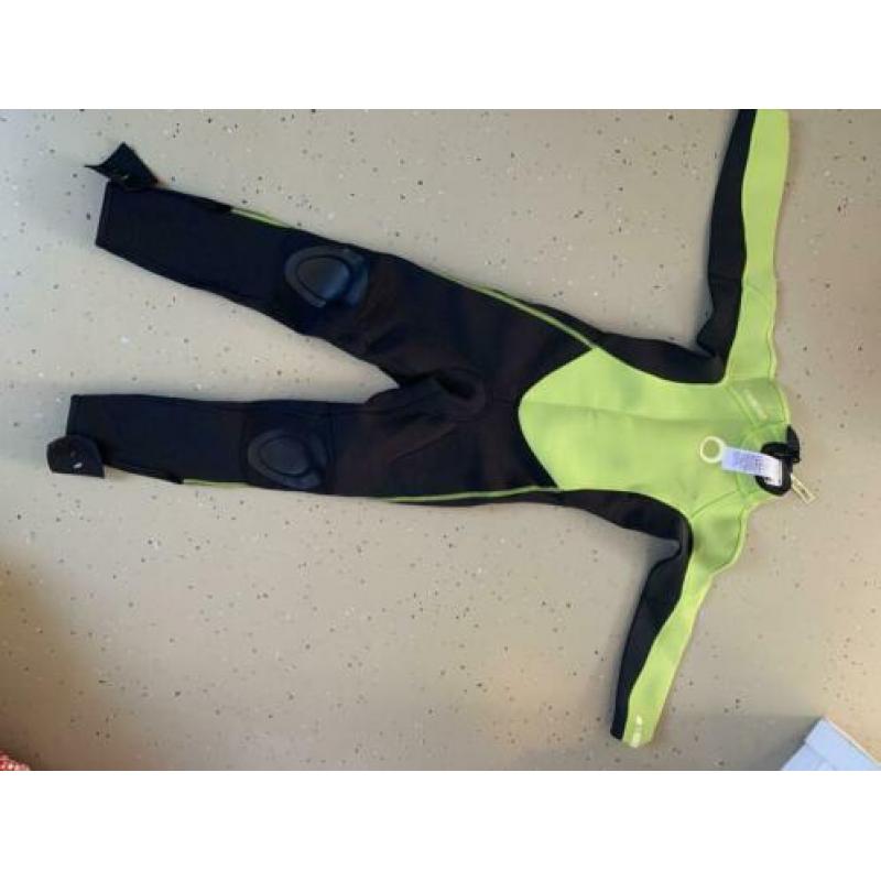 Wetsuit tribord groen maat 125-132 7-8 jaar