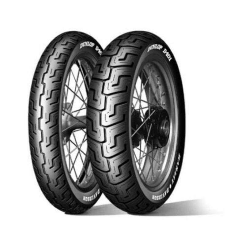 Dunlop D401 en D402 motorbanden | ook WhiteWall -- WW