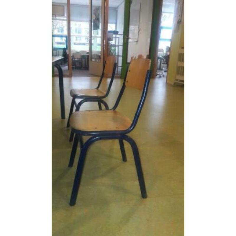 Kindertafel met 4 stoelen 70×110cm