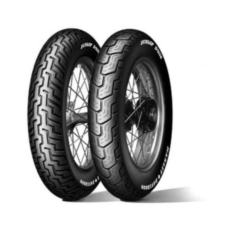 Dunlop D401 en D402 motorbanden | ook WhiteWall -- WW