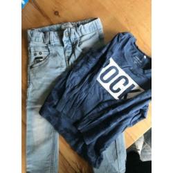 Broek en shirt maat 92