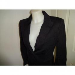 D4A Moschino CheapandChic zwarte gladde stretch blazer d38