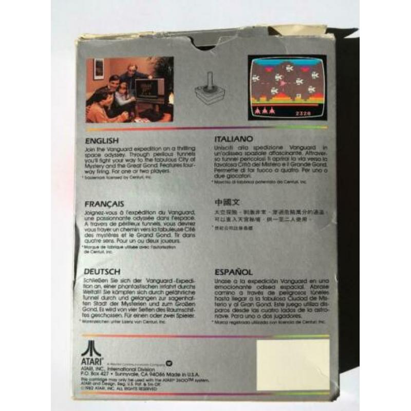 Vanguard CIB Atari 2600