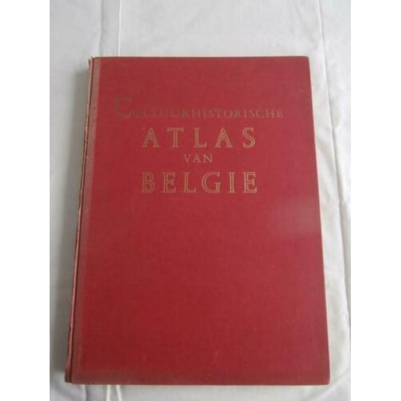 Cultuur historische atlas van België Elsevier 1954