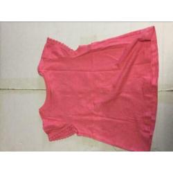 Nutmeg roze tshirt, maat: 116