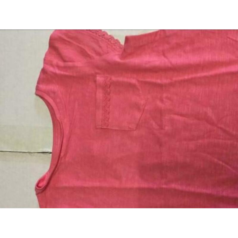 Nutmeg roze tshirt, maat: 116