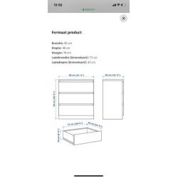 Malm ikea kast - gratis af te halen