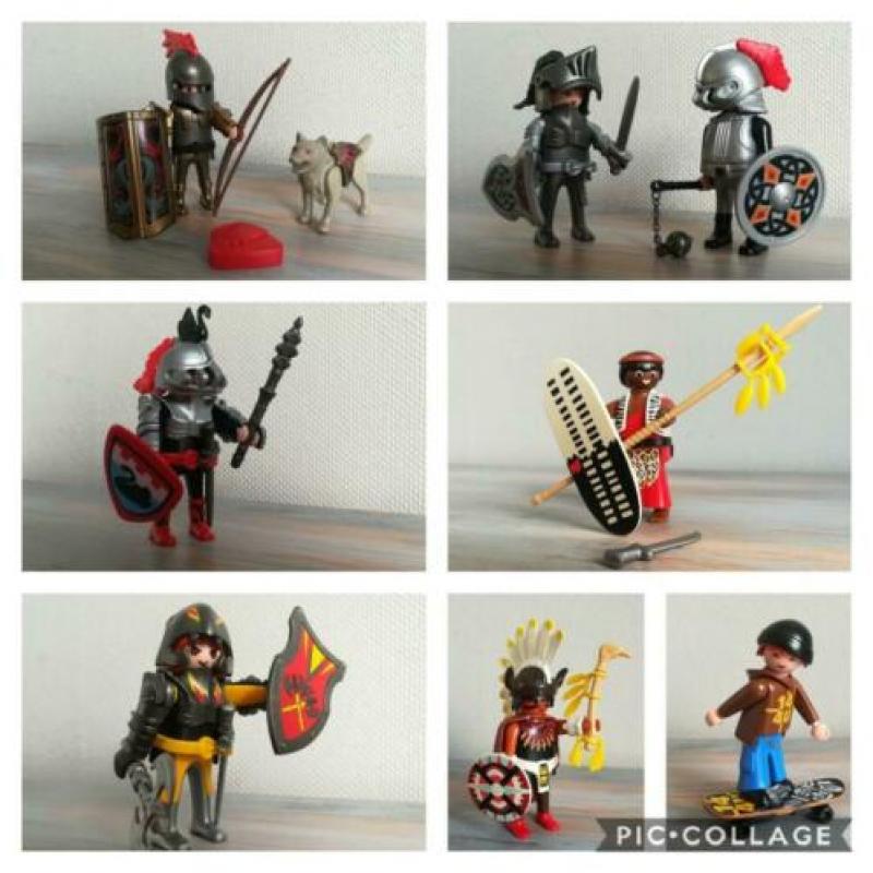 Playmobil - Diverse setjes - Ridders, Indiaan, Skateboarder