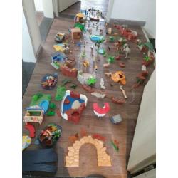 Groot Playmobil dierentuin set met vele extras