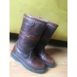 Dubarry laarzen. Maat 37/38 bruin leer