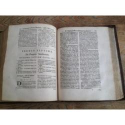 Gavanto Thesaurus sacrorum rituum 1746 leren band