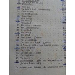 Antiek boek 1912 , 95 bekende school liederen kun je zingen