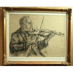 Tekening violist