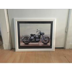 Harley davidson 1967 shovelhead Poster in lijst w