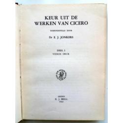 Dr E.J. Jonkers - Keur uit de werken van Cicero deel 1 (Lati