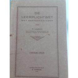 De leerplicht wet 1924. 1928 en 32