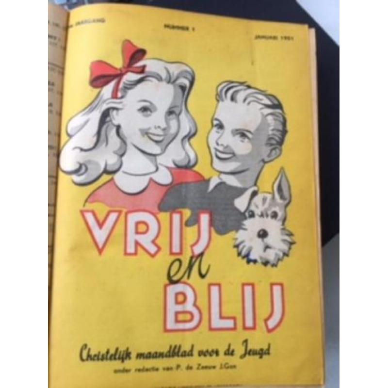 VRIJ en BLIJ 4 jaargangen 1949/1950/1951/1952