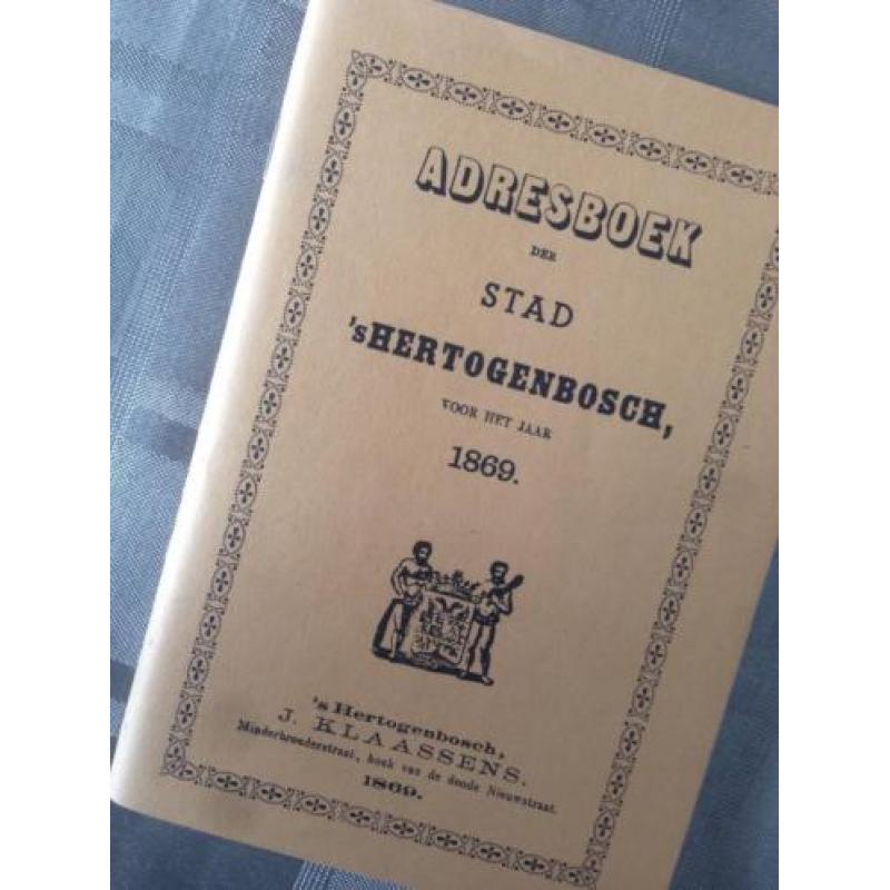 adresboek der stad 's Hertogenbosch voor het jaar 1869