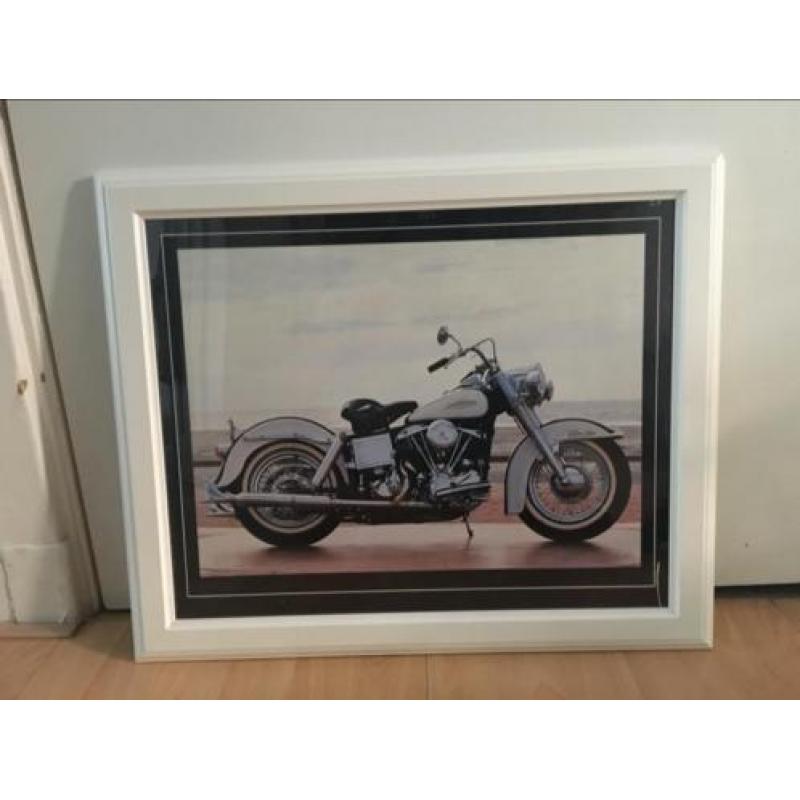 Harley davidson 1967 shovelhead Poster in lijst w