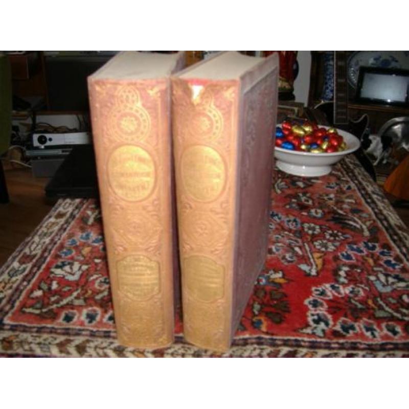 2 x antieke boeken romans