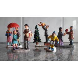 43 lemax poppetjes/ kerstfiguren