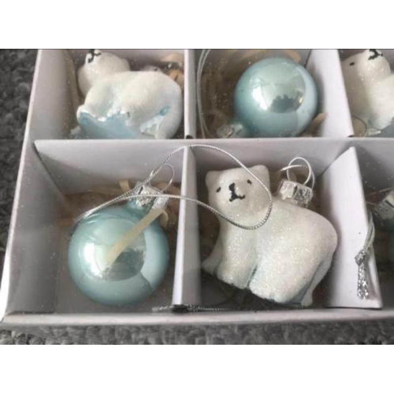 2 Riviera Maison Baby Boy Bear Ornament.