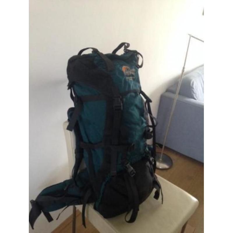 Low Alpine Rugzak Backpack 90 liter 70+20 (€50,-)