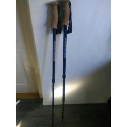 Nordic walking poles/stokken antischok verstelbaar