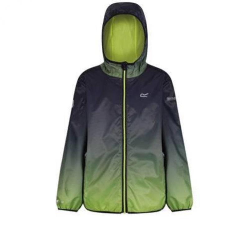 Regatta Printed Lever softshell jack zwart (kids) maat 140